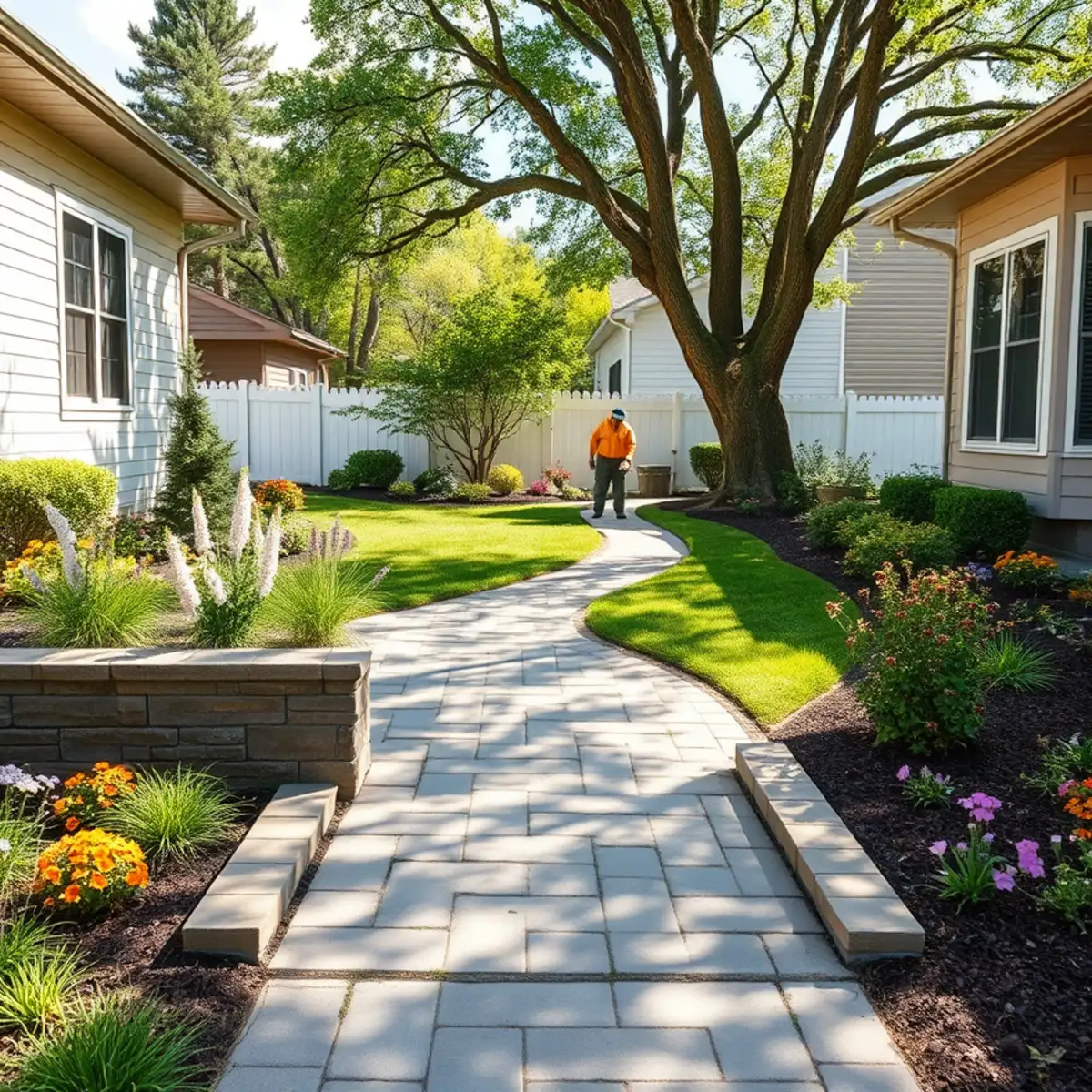Landscaped home in Brillion, WI