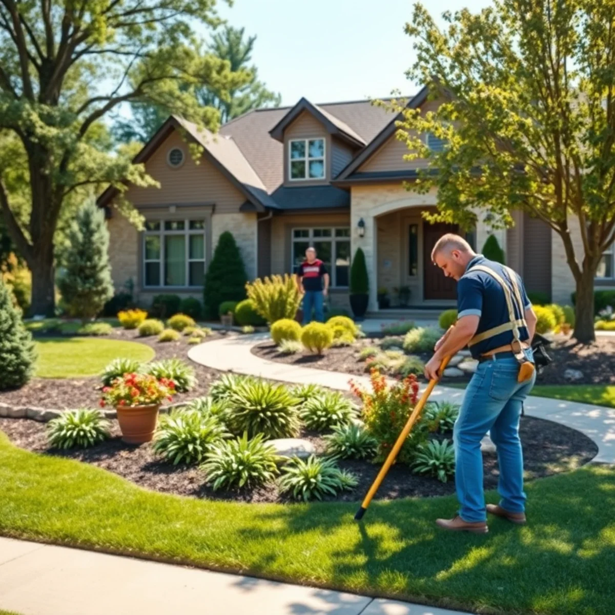 Landscaped home in Chilton, WI