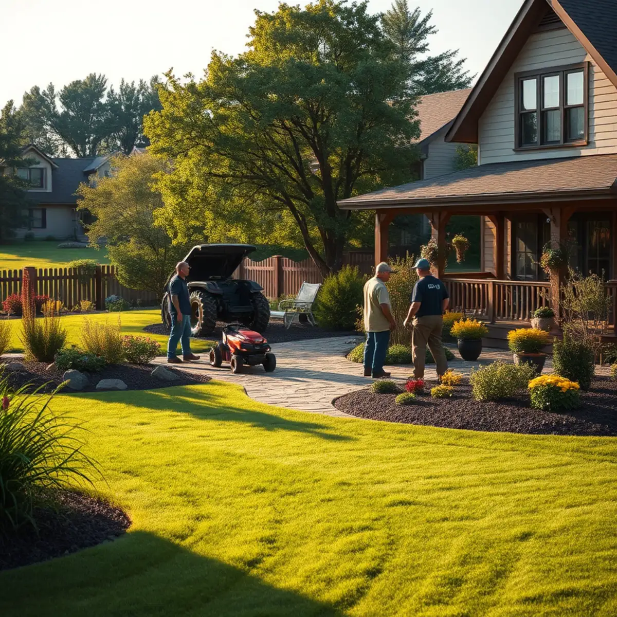 Landscaped rural home in Freedom, WI