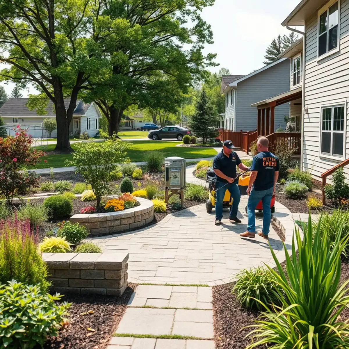 Landscaped home in Weyauwega, WI